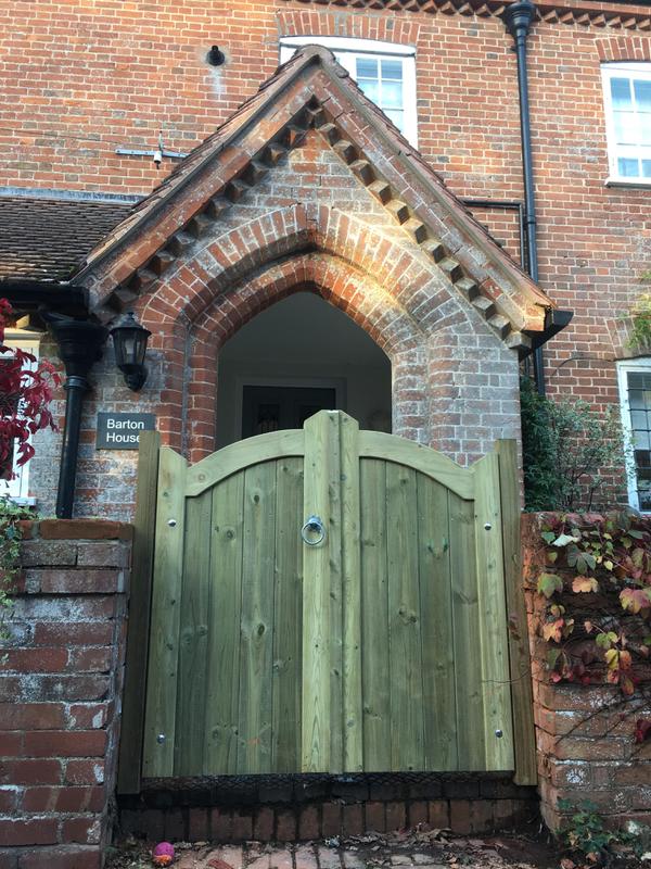 Exton wooden gate