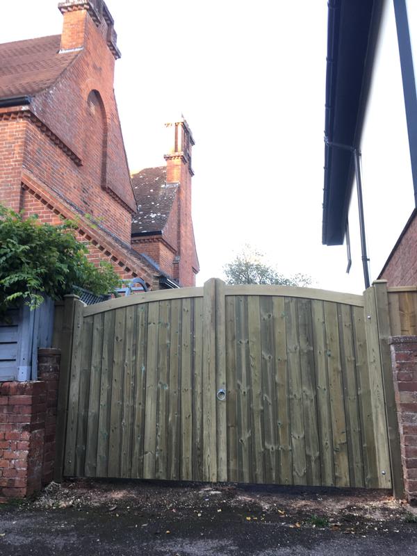 Timber gates Exton